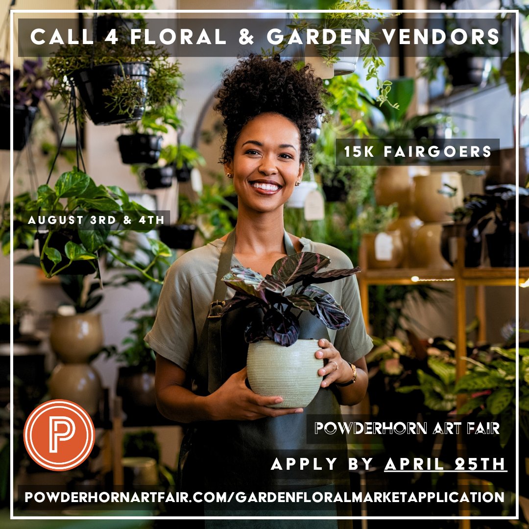 PowderhornMpls's tweet image. 🌵 Act Fast! Applications close NEXT WEEK for Floral &amp;amp; Garden vendors. Don’t miss out on selling your enchanting florals and greenery to over 15,000 fairgoers. Apply Today  ➡️ powderhornartfair.com/gardenfloralma…

#PowderhornArtFair #PAF2024 #CallForVendors #ApplyNow