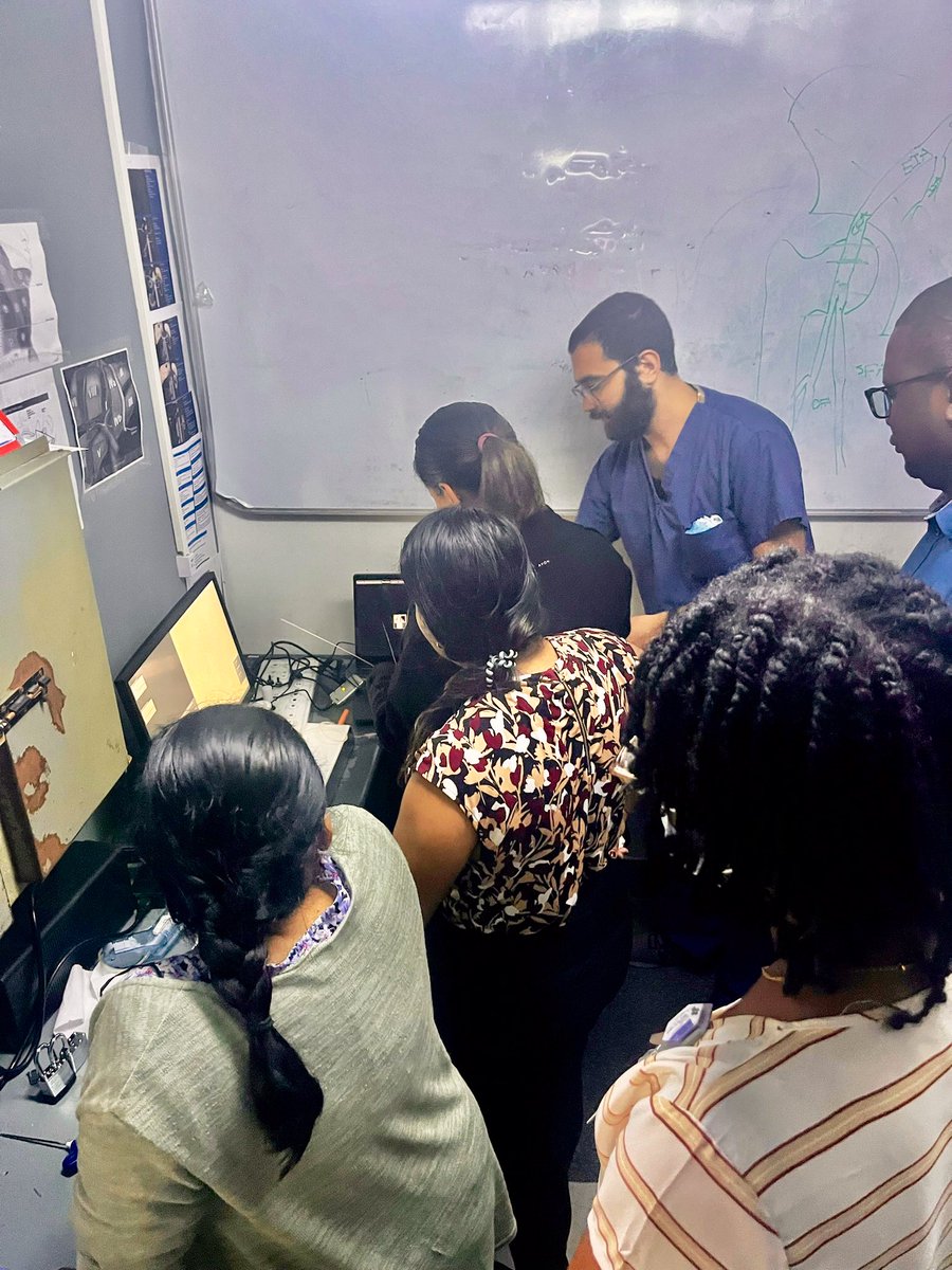 Columbia Radiology Residents (@columbiaradres) on Twitter photo Today, <a href="/JFiltes/">John Filtes</a> taught the residents the basics of arterial access then guided the residents through mesenteric angiography on the <a href="/Mentice/">Mentice</a> simulator.
<a href="/RADAIDIntl/">RAD-AID</a> <a href="/columbiaimaging/">Columbia Radiology</a> <a href="/ColumbiaVIR/">Columbia VIR</a> Today, <a href="/JFiltes/">John Filtes</a> taught the residents the basics of arterial access then guided the residents through mesenteric angiography on the <a href="/Mentice/">Mentice</a> simulator.
<a href="/RADAIDIntl/">RAD-AID</a> <a href="/columbiaimaging/">Columbia Radiology</a> <a href="/ColumbiaVIR/">Columbia VIR</a>