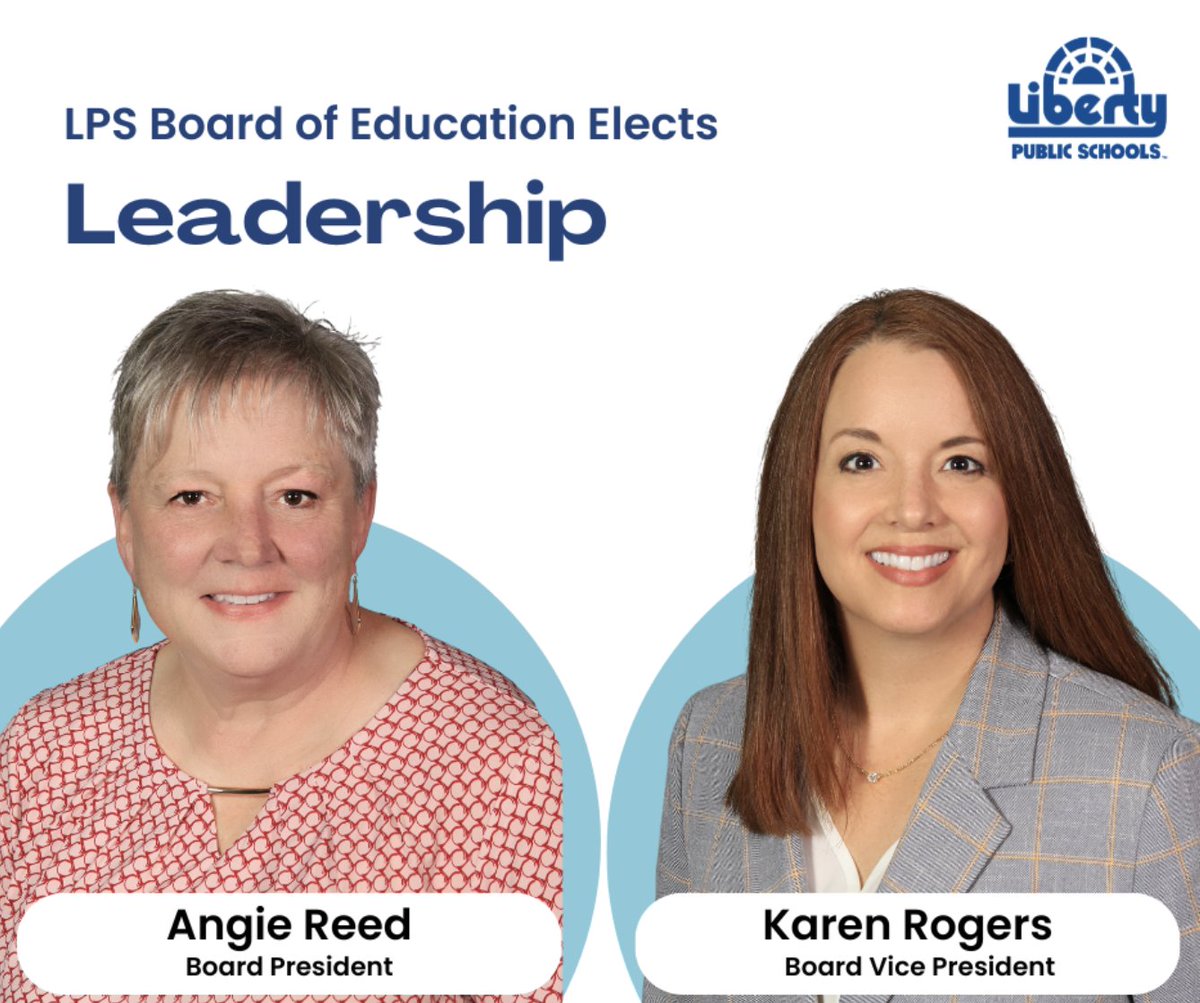 Earlier this evening, Ms. Angie Reed was elected by the Board to serve as Board President, while Ms. Karen Rogers was elected to serve as Vice President. They will both serve in these respective roles for the next year. #LPSLeads