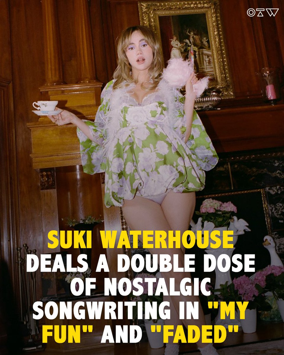 Singer-songwriter @sukiwaterhouse is helping us transition from spring to summer with her double single release, 'My Fun' and 'Faded.' Listen Now: onestowatch.com/en/blog/suki-w…