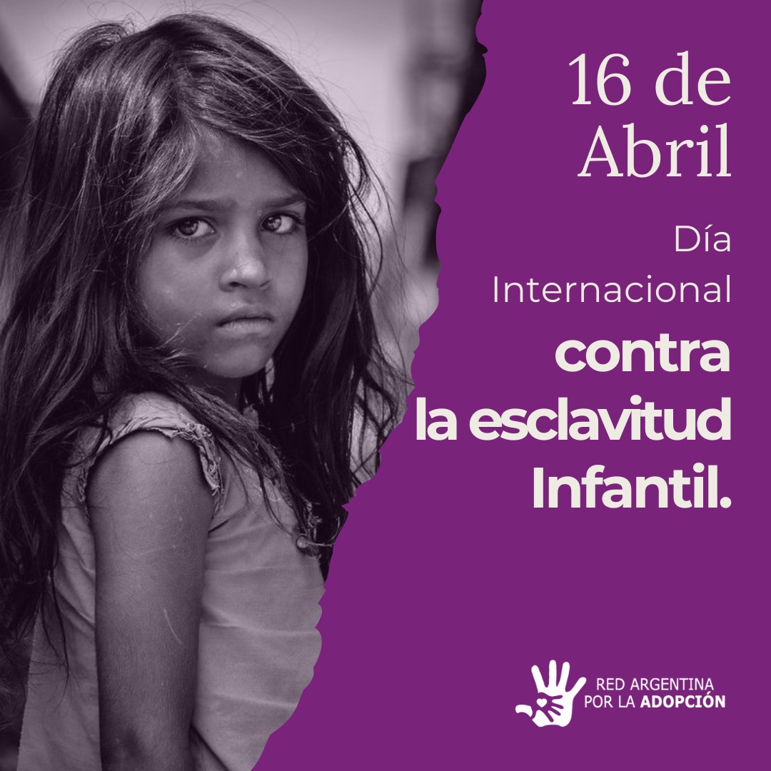 🚫 6 𝗱𝗲 A𝗯𝗿𝗶𝗹 𝗗𝗶́𝗮 𝗠𝘂𝗻𝗱𝗶𝗮𝗹 𝗰𝗼𝗻𝘁𝗿𝗮 𝗹𝗮 𝗘𝘀𝗰𝗹𝗮𝘃𝗶𝘁𝘂𝗱 𝗶𝗻𝗳𝗮𝗻𝘁𝗶𝗹. 🚫Defendamos sus Derechos. La infancia es HOY! #redargentinaporlaadopcion #argentina #16deAbril #Noesclavitudinfantil #niñoslibres #niñosfelices  #lainfanciaeshoy #IqbalMasih