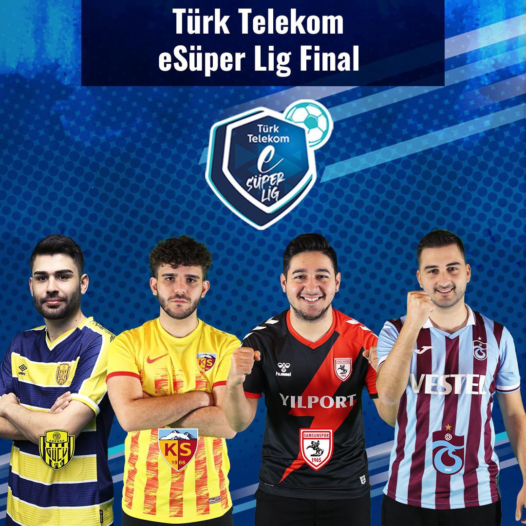 esuperligresmi's tweet photo. Türk Telekom eSüper Lig’de Dörtlü Final’e yükselen takımlar belli oldu. 🌟 

🗓️ 20 Nisan Cumartesi
📍Esa Arena

#TÜRKTELEKOMeSüperLig https://t.co/HQfmpLW3hP