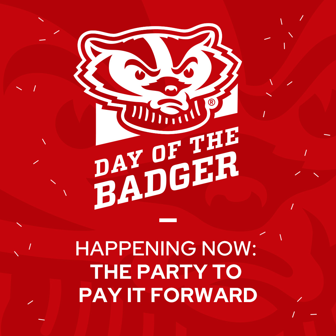 #DayoftheBadger continues until 5:00pm tonight- join fellow Badgers in supporting @UWMadison! You can show your support here: dayofthebadger.org/campaign/indus… @UWMadEngr @UWMadison @WisAlumni