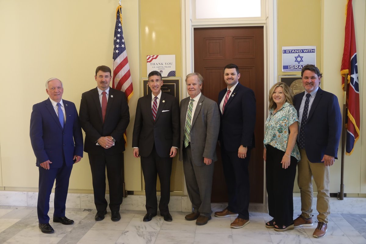 It was great to meet with members of the Southwest Human Resource Agency, including Executive Director Mike Smith, Transportation Operations Supervisor Kevin Lipford, Hardin County Mayor Kevin Davis, Hardeman County Mayor Todd Pulse, and Madison County Mayor A.J. Massey. I always
