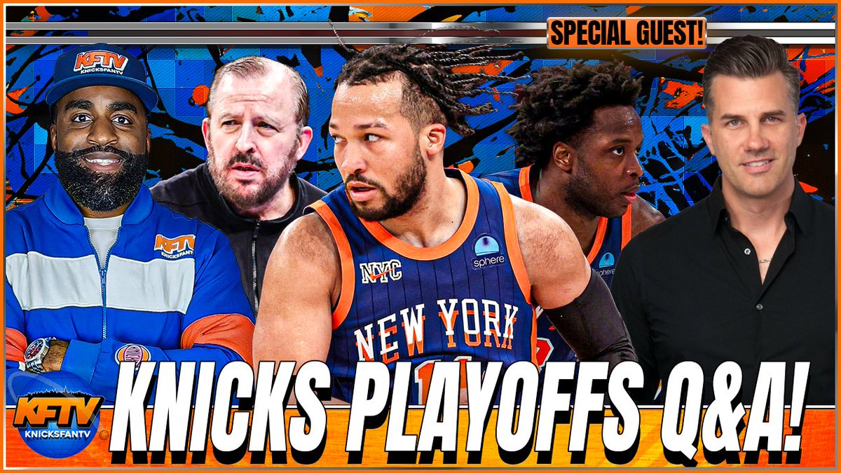 Knicks Nation! We got more playoffs coverage for you tonight with our guy @alanhahn. Lock in at 9:30pm EST!