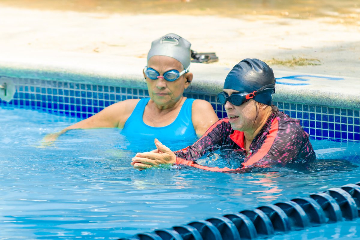 El 📍Centro de Convivencia Satélite de la <a href="/alcaldia_ss/">Alcaldía de San Salvador</a> puedes disfrutar y practicar en las clases gratis de natación 🏊

Estos espacios son gracias a la buena gestión del Alcalde <a href="/marioduran/">Mario Durán</a>  en beneficio de la ciudadanía.
