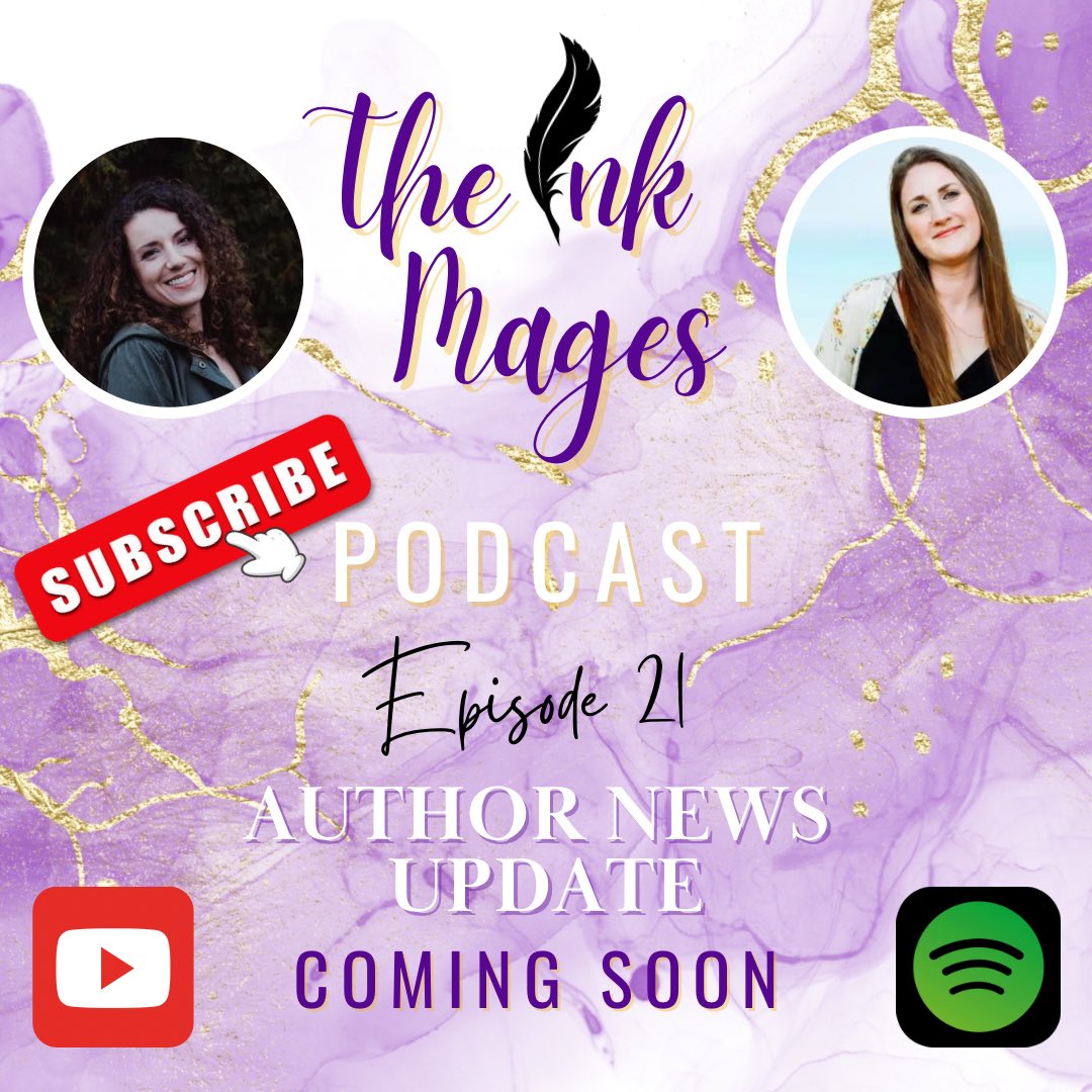 A new episode of The Ink Mages drops soon! We have exciting bookish news to share, and so we wanted to let you all know what’s happening in our Author World. Tune in & subscribe! YouTube: youtube.com/@TheInkMages?s… Spotify: open.spotify.com/show/5Hmvlqdtj… #podcast #WritingCommmunity