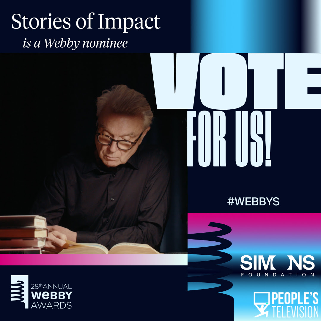 Our friends in Science, Society, and Culture at the Simons Foundation have received a well-deserved nominated for a Webby. Vote for them! Voting closes soon... vote.webbyawards.com/PublicVoting?m… @ScienceSandbox @SimonsFdn