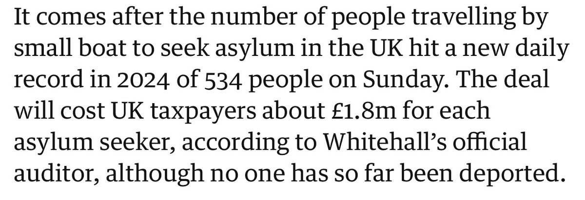 Either this part makes no sense or I'm misunderstanding it even with added costs of transporting them + providing security + fighting legal battles, how in god's name could it cost that much per person?