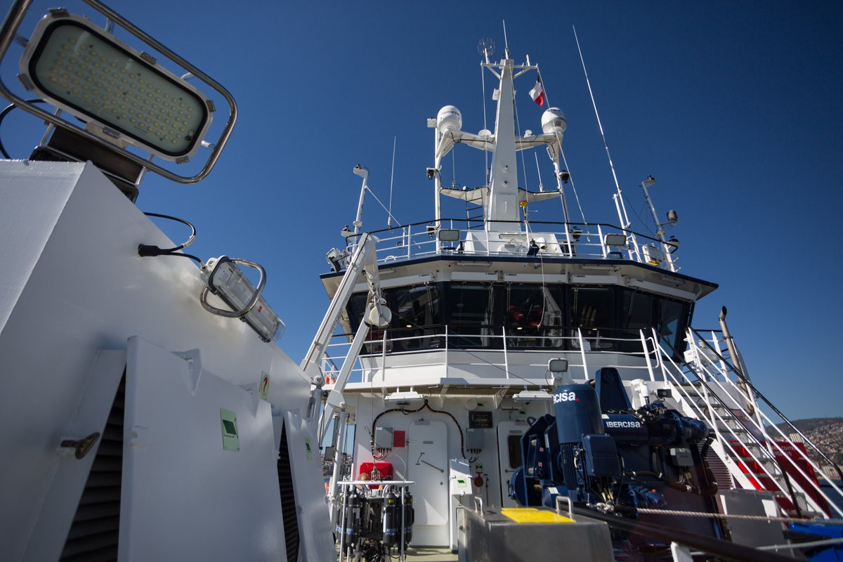 🛳️ ¡Con investigación desarrollamos la actividad pesquera! Dimos el vamos a las operaciones del buque de investigación Dra. Barbieri, una embarcación diseñada y construida 100% en Chile, que permitirá estudiar las costas de nuestro país, sobretodo crustáceos, peces y plancton.