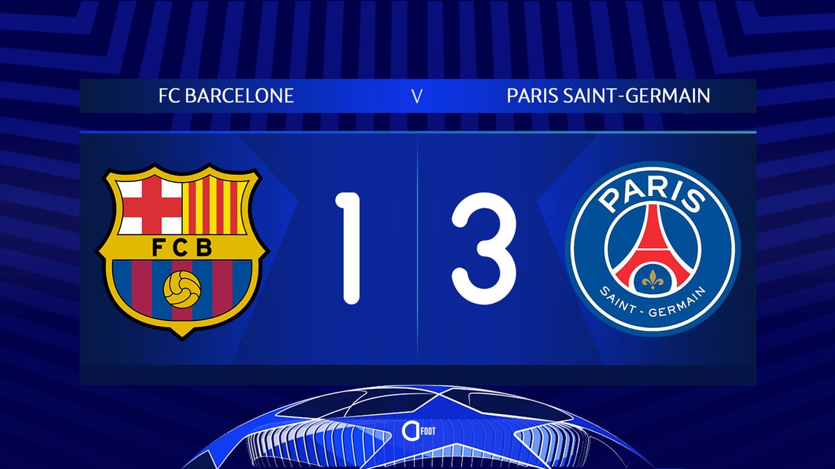 ⚽️ BUUUUUUUUUTT DE MBAPPÉ (SP) !!! PARIS RENVERSE TOUUUUUUUT !!! ❤️💙

BARCELONE 🇪🇸  1-3  🇫🇷 PARIS