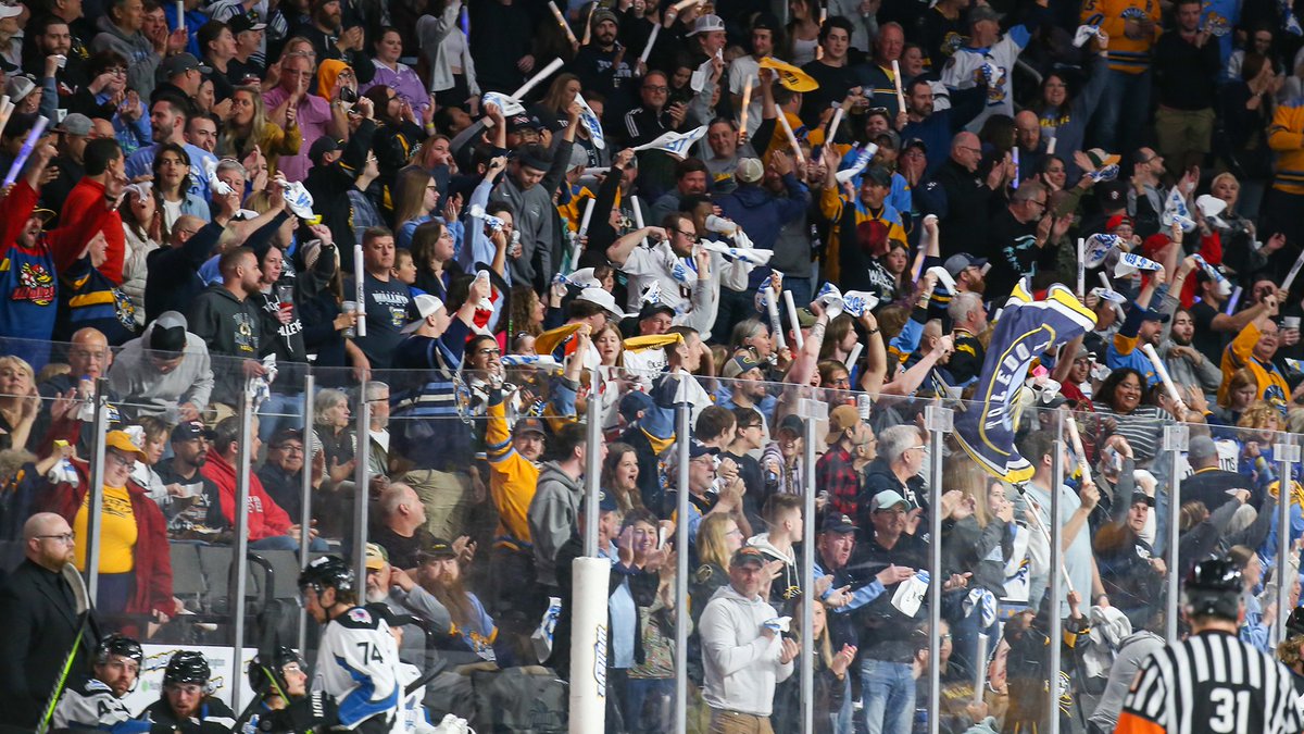 Get 🆙 and get loud, T-Town! The playoffs start this Friday and Saturday at the Huntington Center. 🎟️: toledowalleye.com/playoffs