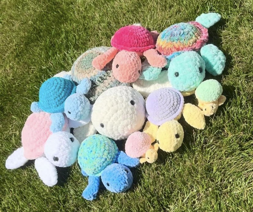 Eeeh! My daughter made all of these turtles and tortoises. I had to share as she called today Turtle and Tortoise Tuesday!!! Crochet Gifts By Ash. :)
