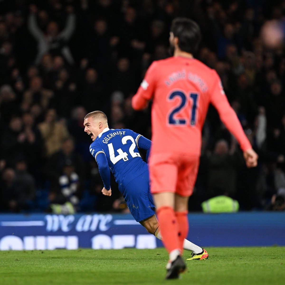 alfie_gilchrist's tweet photo. Unforgettable moment. 💙⚽️ 

From the stands to the pitch, proud to score my first Premier League goal for the club I've always supported. Grateful for all the love and support. This is just the beginning! #CFC @ChelseaFC https://t.co/BTFyEfrrgZ