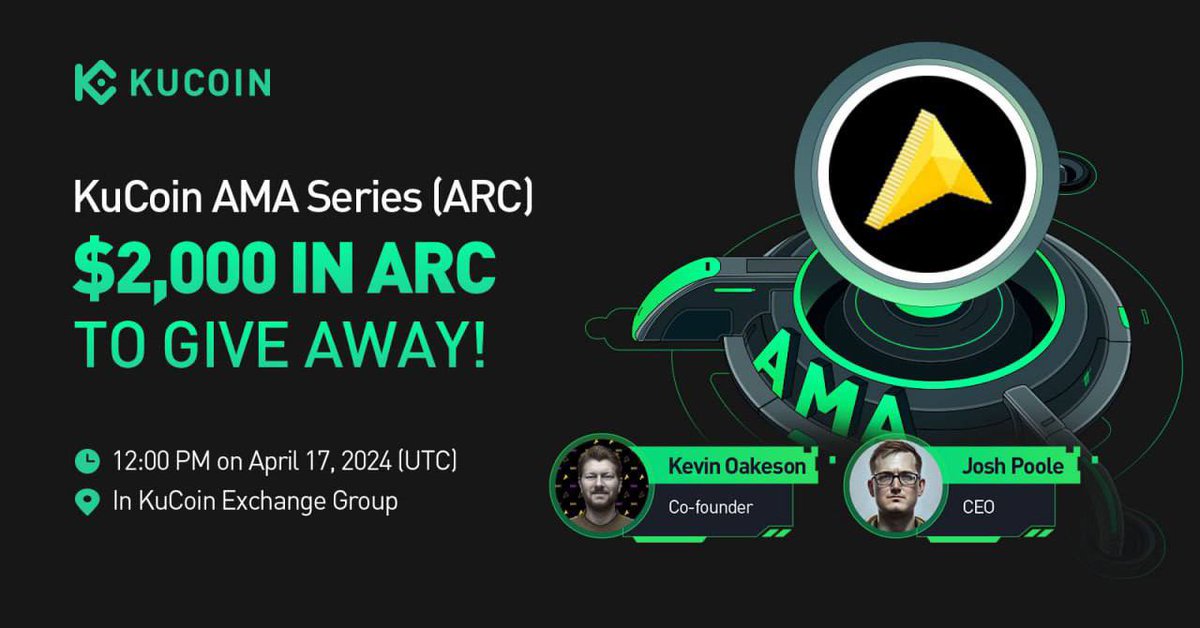 Bergabunglah dengan KuCoin AMA With Arcade, $2.000 dalam bentuk ARC untuk Dibagikan! ⏰ Tanggal: 12:00 pada 17 April 2024 (UTC) 📍 Tempat AMA: t.me/Kucoin_Exchange 🎉 Kampanye Pra-AMA: $800 di ARC (80 pemenang) Berpartisipasilah dalam tugas di Gleam! 👉…