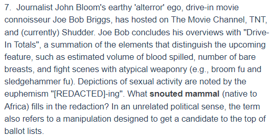 Hooted up a storm that there was a @therealjoebob question in the 'Horror Hosts' quiz yesterday on Learned League.