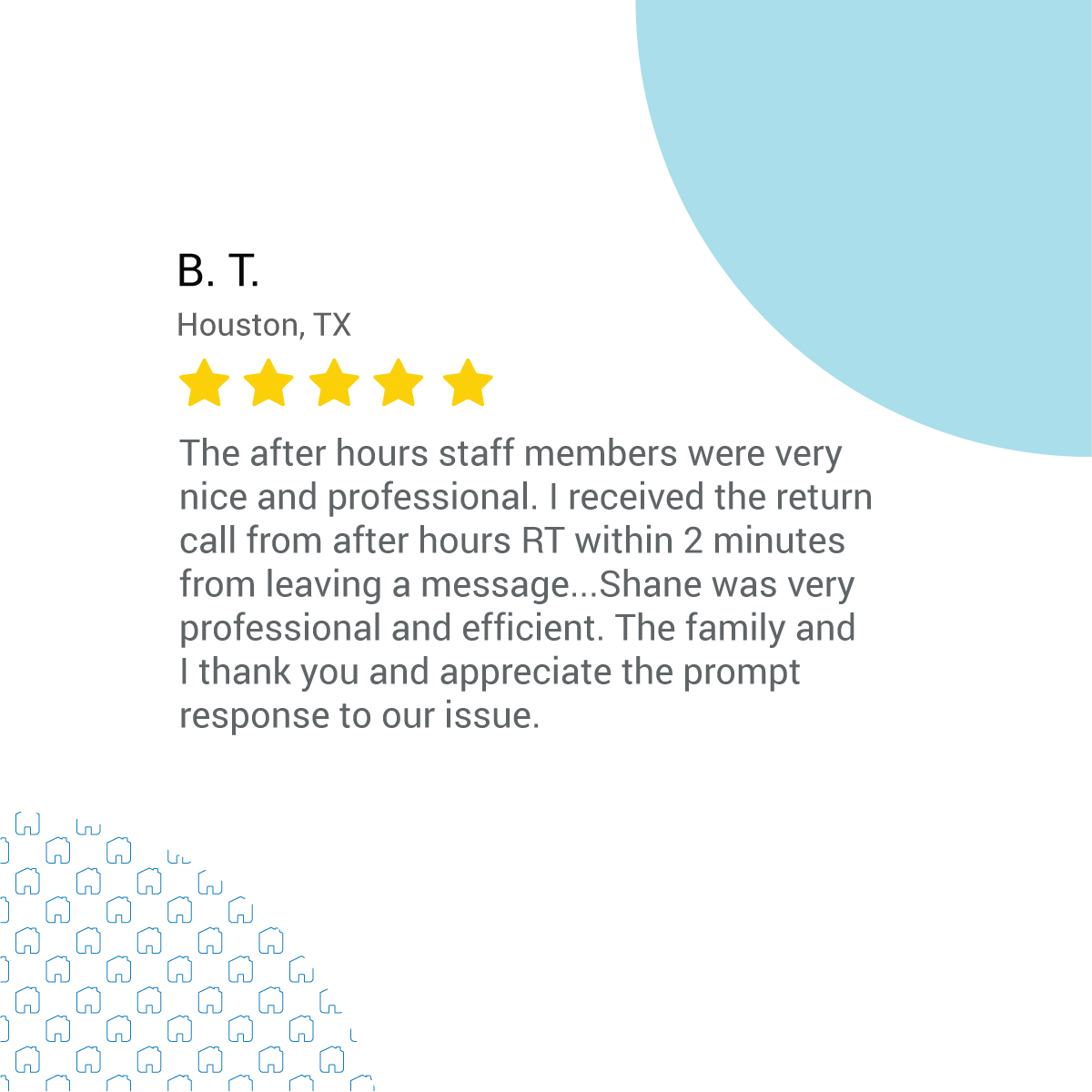 We love hearing positive feedback from our customers! We're glad we could assist you efficiently and effectively. Thank you for your kind words—they mean the world to us!
#RespiratoryTherapy #PediatricHomeService #PromptService