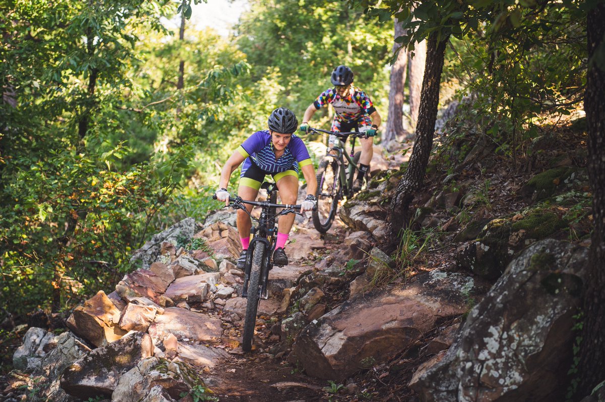 If rocky downhills are your idea of a good time, check out the Monument Trails at Pinnacle Mountain State Park! 🚵‍♀️ #ARStateParks arkansasstateparks.com/trails/monumen…