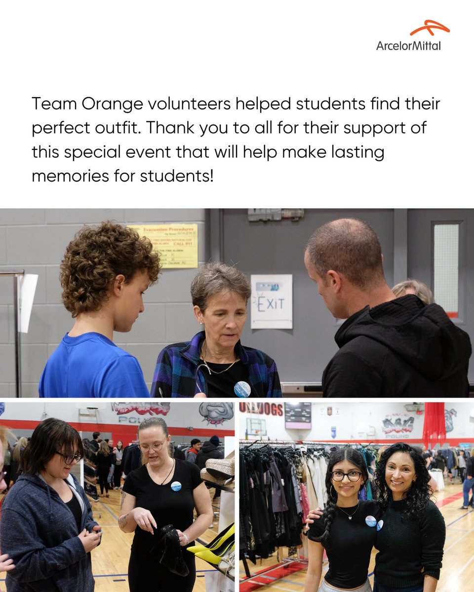 This past Saturday, Team Orange volunteers helped students from the Hamilton Wentworth District School Board (@HWDSB) find their perfect outfit for upcoming grads and formals. Thanks to everyone for helping to make lasting memories for these students!