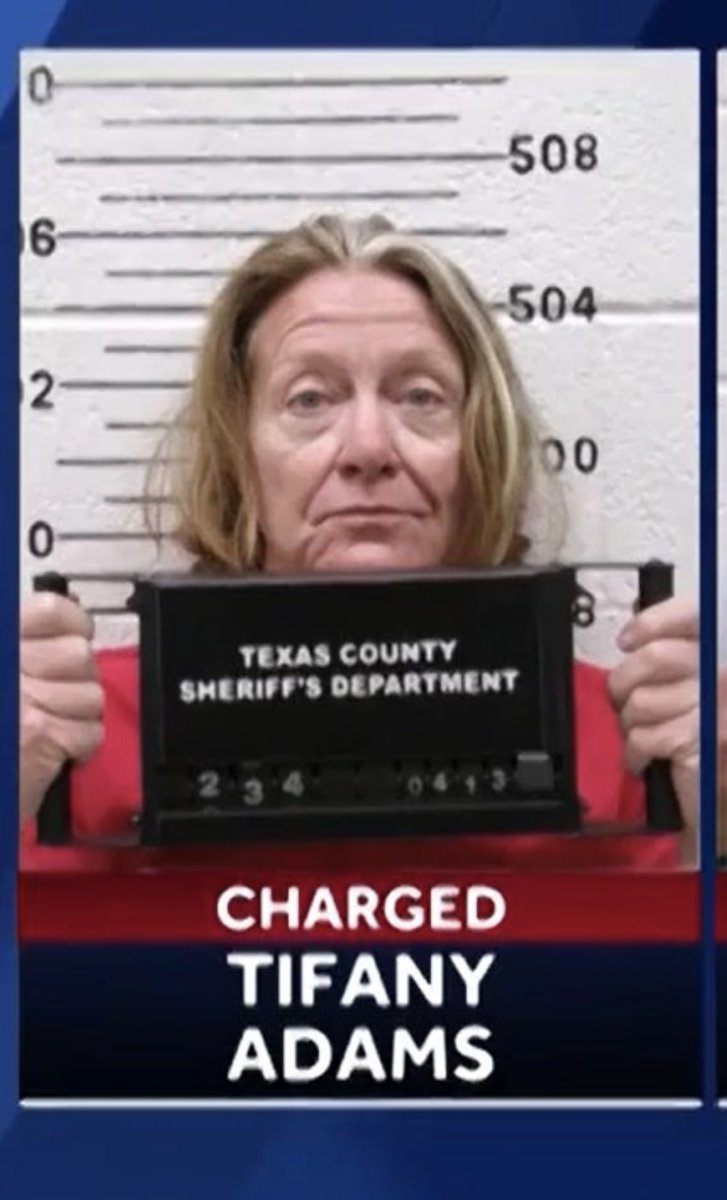 UPDATE: Oklahoma grandmother charged with two murders is the current OKGOP Chairman for Cimarron County in the panhandle. I’m told she was elected by fellow county Republicans early last year. Tifany Adams is charged with murder, kidnapping, and conspiracy to commit murder.