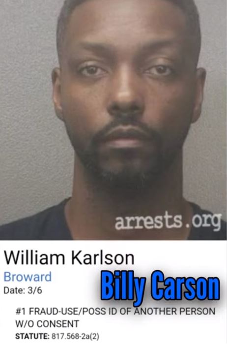 Beware Family Beware! Billy Karlson aka Billy Camrick Carson is on record for felony counts of FRAUD in Broward County. Yes FRAUD! Why would you invest in this guy, when he is on record as a scammer? Moochie Squad got the facts. #billycarson #felony #fraud #karlson #4BK