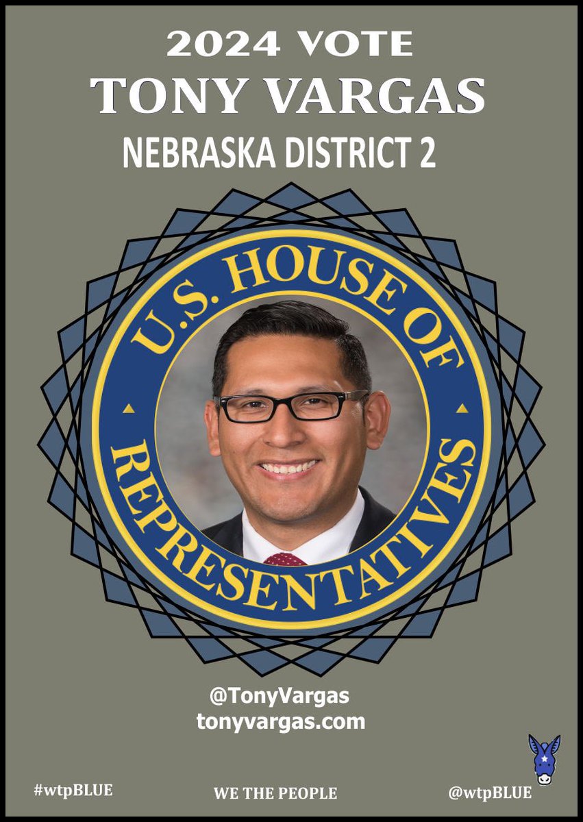 #wtpBLUE #wtpGOTV24 Nebraska, what have the repubs done for you lately? All the projects going on for clean water, new jobs, public transit, internet, recycling, & rural projects are from Biden & the Dems. Your repubs voted 'Nay.' Vote BLUE for .@TonyVargas & move forward.
