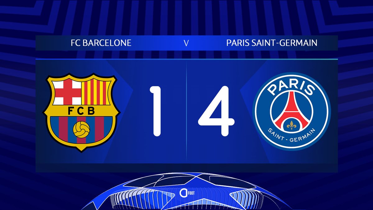 ⚽️ BUUUUUUUUUTT DE MBAPPÉ POUR LE DOUBLÉ !!! LE MEILLEUR JOUEUR DU MONDE !!! ❤️💙 BARCELONE 🇪🇸 1-4 🇫🇷 PARIS