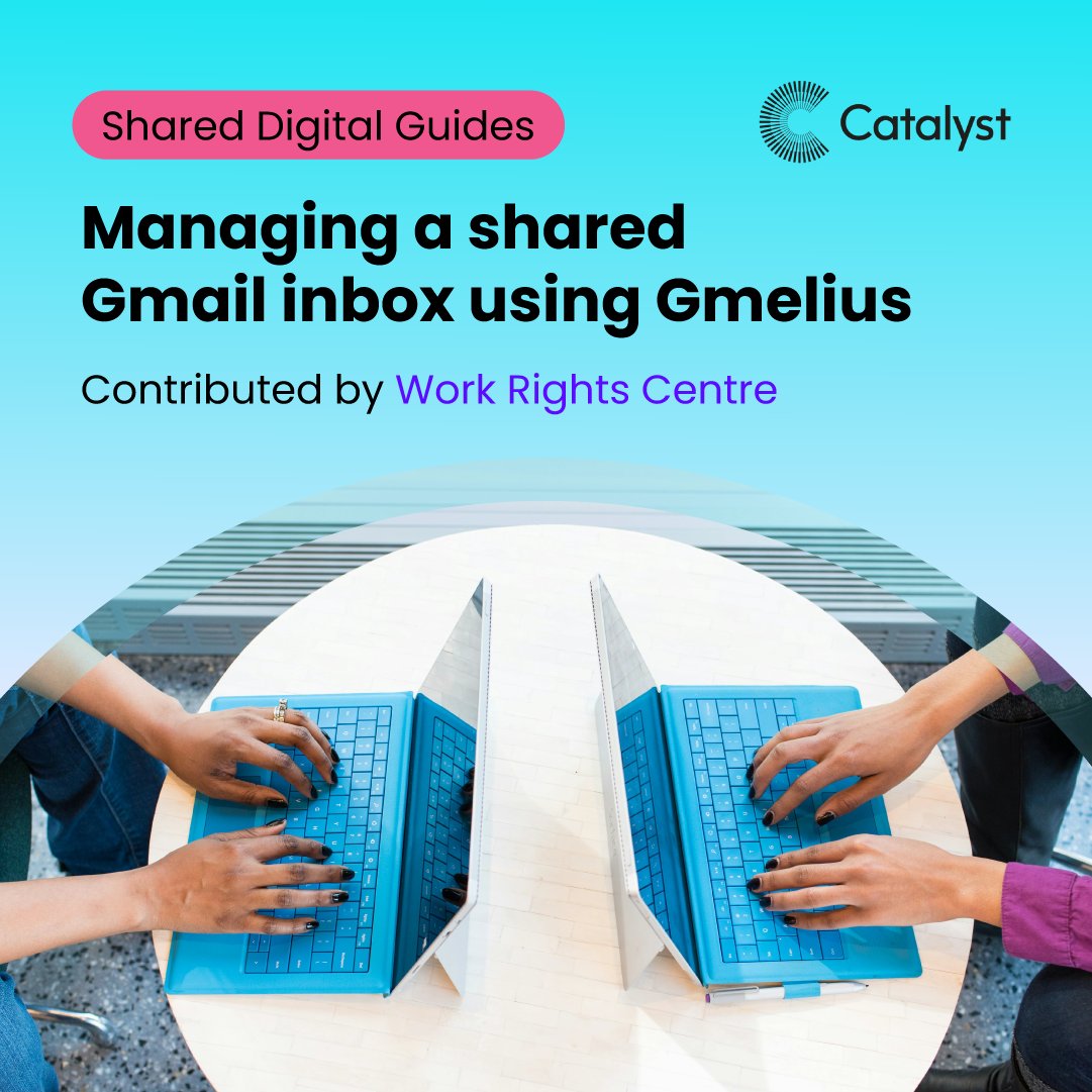 Do you manage your organisation’s busy shared Gmail inbox? Use of this digital guide from the Work Rights Centre to save time, flag complex enquiries, and allocate tasks more efficiently. t.ly/rnS6S #Gmelius #Plugins #SharedDigitalGuides #WorkRightsCentre #Gmail