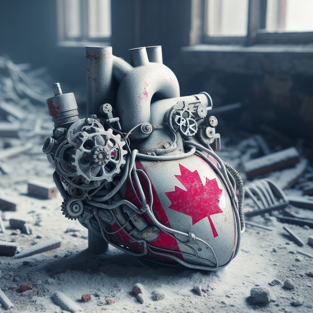 ODSPoor's tweet photo. It seems the @liberal_party has a 'cold, #mechanical heart' by teasing us with another election carrot on a stick with one throw away add-on sentence about the #CanadaDisabilityBenefit, yet two paragraphs on #AI.
#NotMyBudget
#NotVotingLiberal
#NotVotingConservative
#NotVotingNDP
You have all failed this community. @JustinTrudeau
@cafreeland @LloydLongfield @theJagmeetSingh @PierrePoilievre
#PWDrising #OW #PWD #ODSP #DERB #AISH #EIA #SAID #PEIAAS #AAS #NDMS #MAiD #cdnpoli #NDIP #disability #neurodiverse #Neurodivergent #odspoverty #PWDallies #humanrights #un_enable #canpoli #follow #retweet #canada #disabilitytwitter #ableism #poverty #homelessness #hunger #canadiandisabilitybenefit #DisabilityUnification