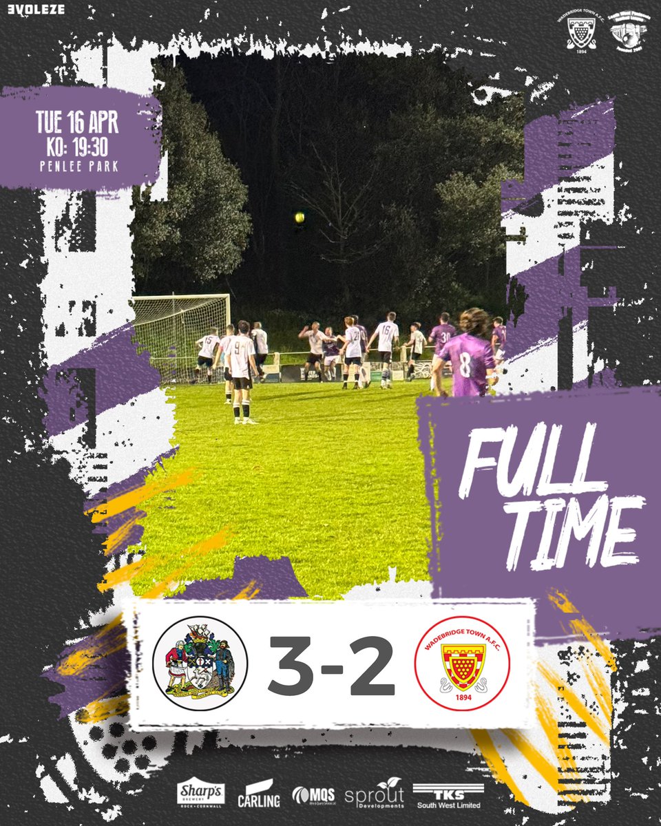 Full time here and we couldn’t quite get it over the line. Best wishes to @PenzanceAFC for rest of season 

#utbb #1stTeam #wadebridge #OurClubIsYourClub 

@swpleague @swsportsnews @KJMsport57 @sportscornwall @Cornishfootball @evoleze