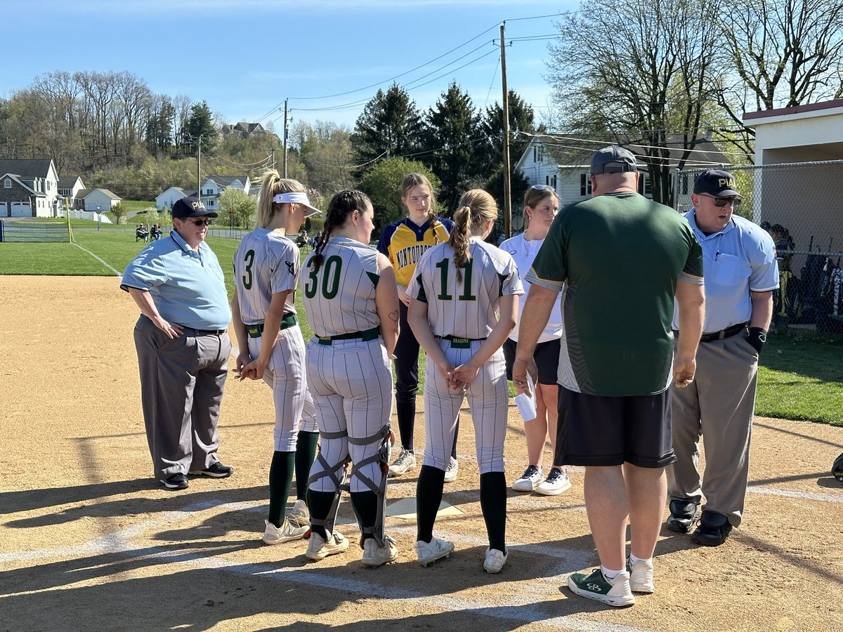 We're just about set for first pitch of today's HAC-II divisional matchup against Montoursville Lady Warriors!

#LoveOfTheGame | #GoDragons 🐉