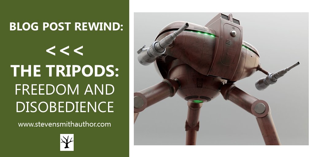 suffolkwriter's tweet photo. Blog post rewind⏪⏪⏪
Freedom and disobedience:
🛸The Tripods by John Christopher (born 16/04/1922)
https://t.co/YP0s9tz3bw
#TheTripods #scifi #Dystopia #dystopian #JohnChristopher #TheTripods #SamYoud #fiction #postapoc #BOTD https://t.co/HfjDWQ2iip
