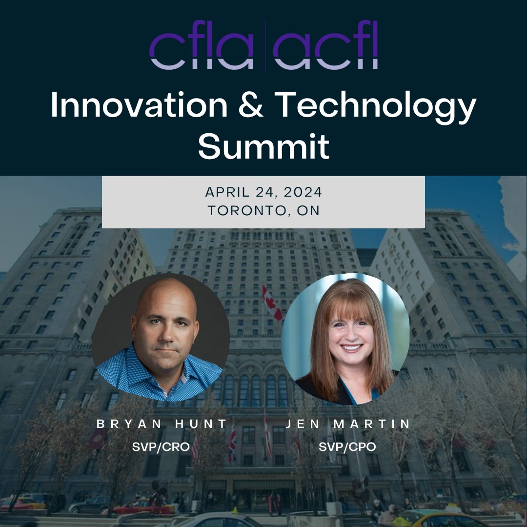 We are proud sponsors of the 1st Annual CFLA Innovation & Technology Summit in Toronto on Wednesday. Join us for a packed day of information sharing and powerful networking!

#LTiDifference #CFLA #Innovation #Technology #networking #sponsors #assetfinance #equipmentfinance