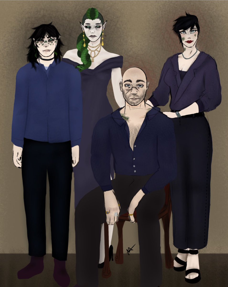 HomeAgainPro's tweet photo. The Altara family painting is hung up perfectly in Lucian’s office for all to see… I wonder what they don’t see? 
#Heartpodcast #HAP #art https://t.co/qPkqcC2UgK