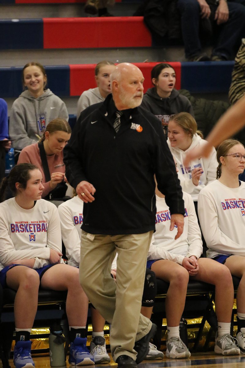 PREP GIRLS BASKETBALL: Longtime Watertown-Mayer girls basketball coach John Rosholt is stepping down as head coach along with his other coaching positions. 

Rosholt led the Royals to the state tournament in 2010 and in 2017. #HJSports
