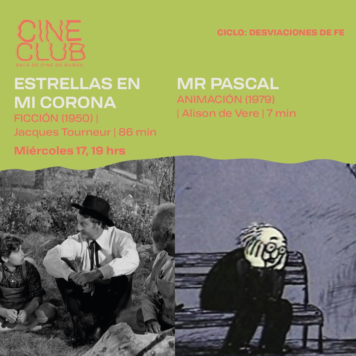 Lo dije el año pasado, pero esta vez es cierto: mañana pasamos la película más bella que existe (+un gran corto de la gran Alison de Vere). 19:00 hrs, gratuito, Irarrázaval 4055 🍹