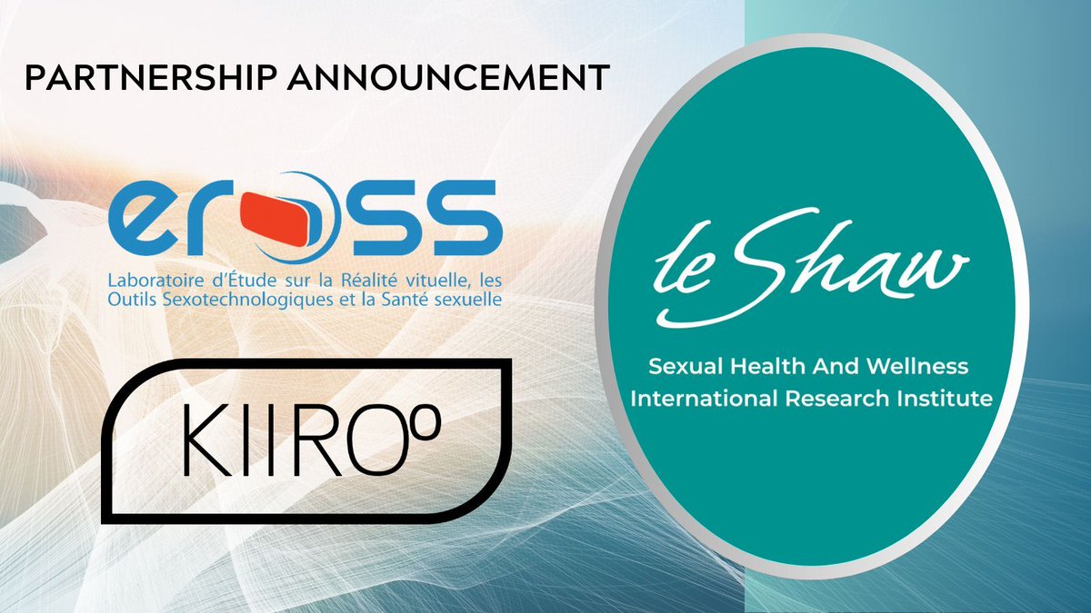 Big news!

Le Shaw partnered with EROSS Lab - Universite du Quebec a Montreal and sextech platform Kiiroo for the 'Kiiroo Sex Toy Research Project' 

Led by Dr David Lafortune, the study examines customer use, motivations, and health across demographics. buff.ly/3xprWH4