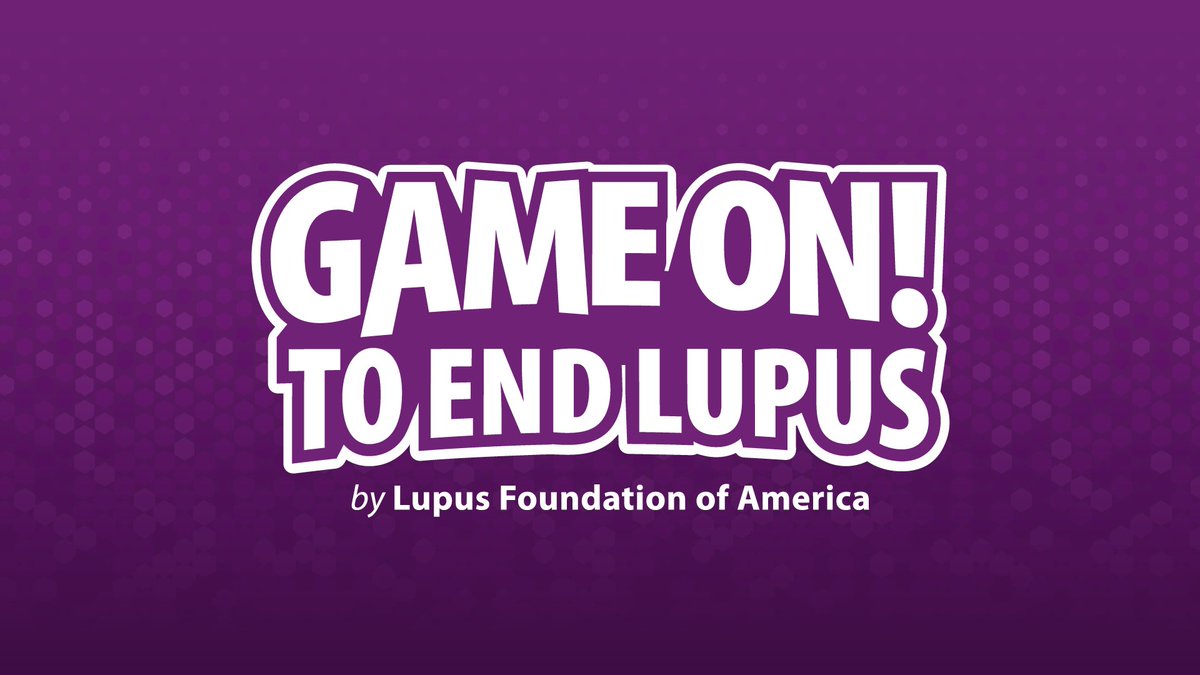 Hey! Do you like doing charity work? Know someone impacted by Lupus? Want to help invisible illness warriors like me? If your answer is yes, join us for Game On! To End Lupus! May 3rd-5th! See below or DM me and I’ll get you all set up! RTs appreciated.