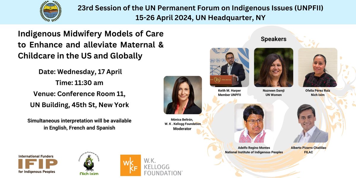 Fostering collaboration, respecting Indigenous wisdom, and influencing essential changes in healthcare policies and practices for the benefit of Indigenous communities. Join us TOMORROW! Register here:  bit.ly/4auW3LV #UNPFII #WeAreIndigenous