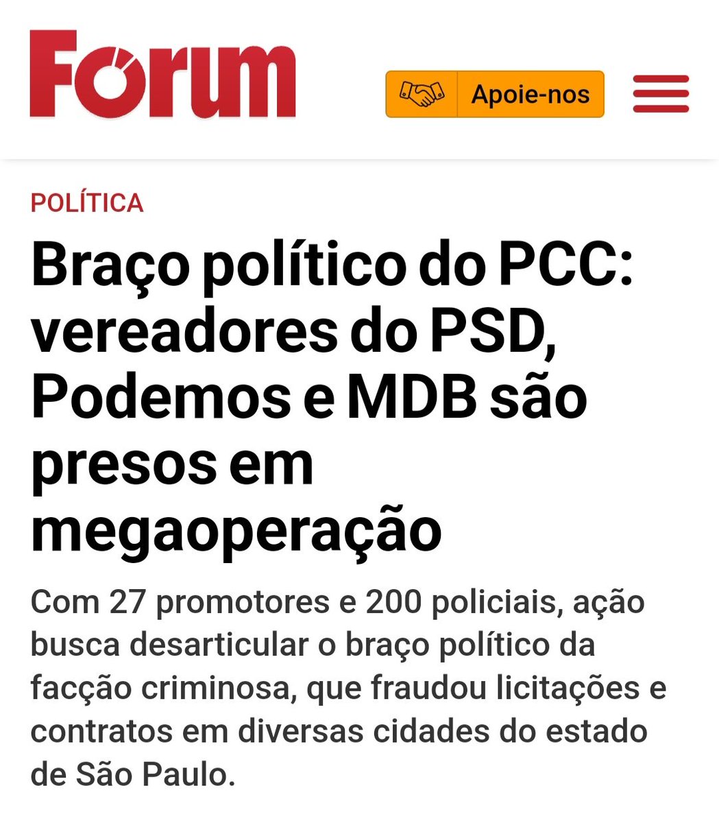 📢📢 O braço político do PCC. Agressão, uma violência contra o povo brasileiro. Empresas atuavam para frustrar a contratação de mão de obra terceirizada. Contratos que somam 200 milhões nos últimos anos. Alguns deles atendiam a interesse do PCC.