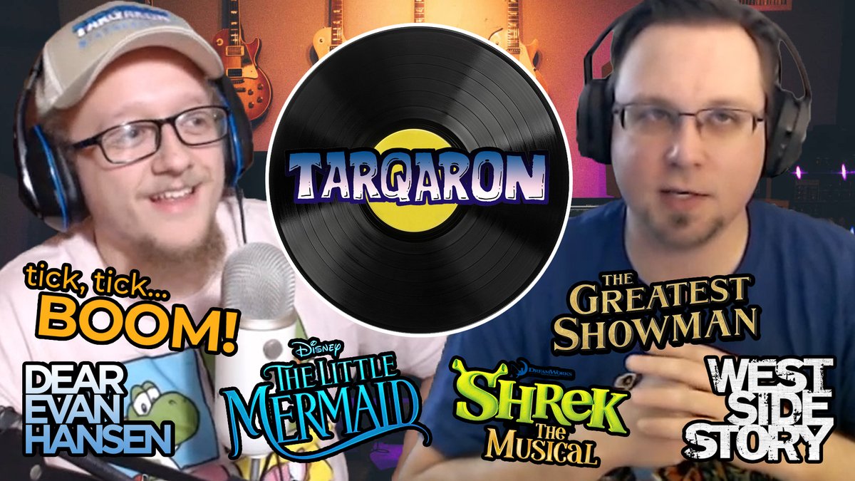 TarqaronTwo's tweet photo. We went through all 12 movie musicals we've reviewed, picking one song from each to compile our own Tarqaron "soundtracks"! Join us as we break it all down! #musicals https://t.co/g8FMpwFbUu https://t.co/Q0HmuQYwb9