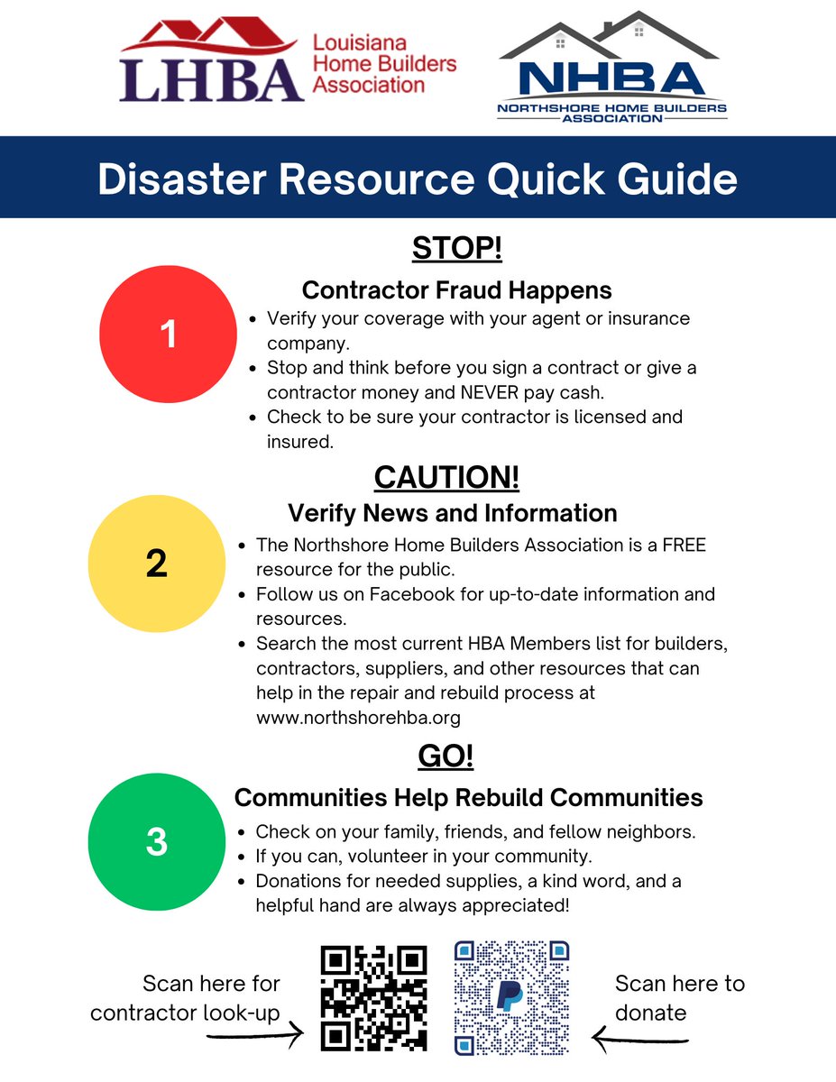 As we all continue to navigate this challenging time, please keep these useful tips in mind from the Northshore Home Builders Association!