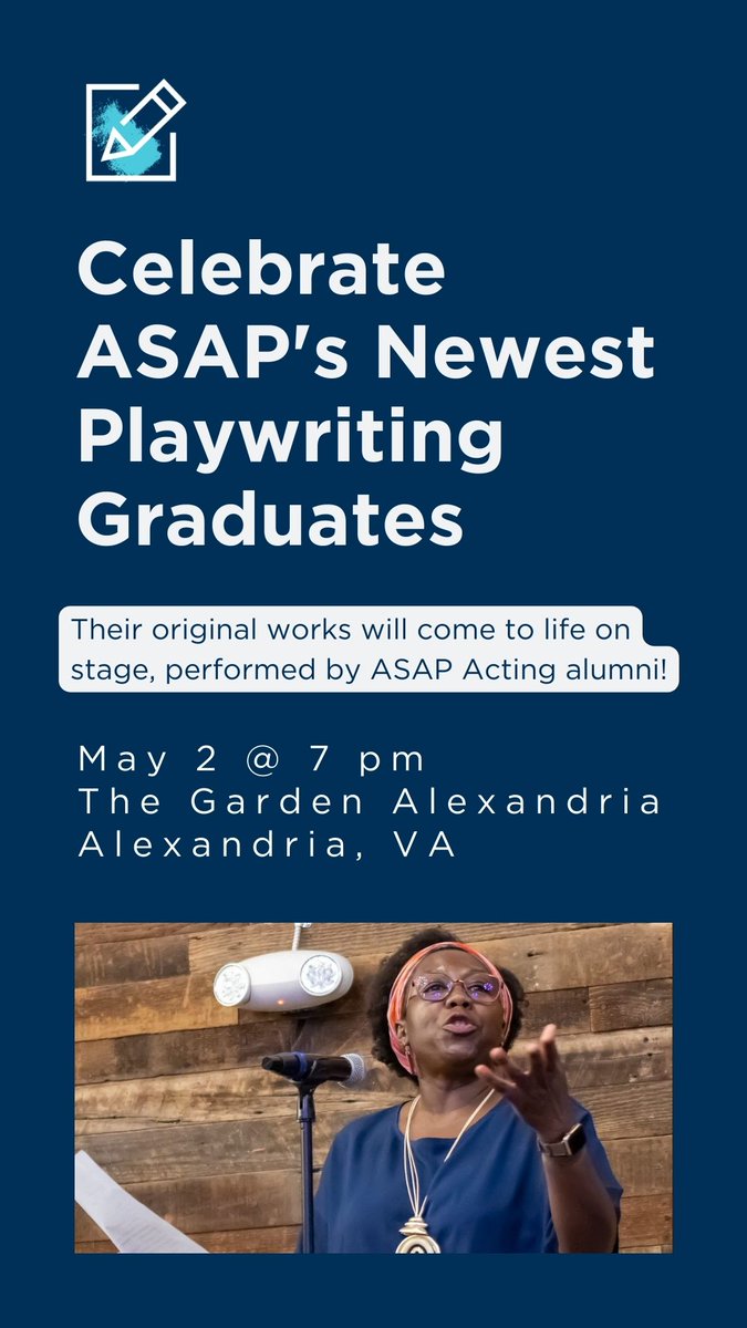 Witness the results of this creative collaboration between playwrights and performers. Tickets are just $5 - don't miss this chance to support the latest class of ASAP's Playwriting graduates. Get your tickets now: asapasap.org/event/playwrit…
