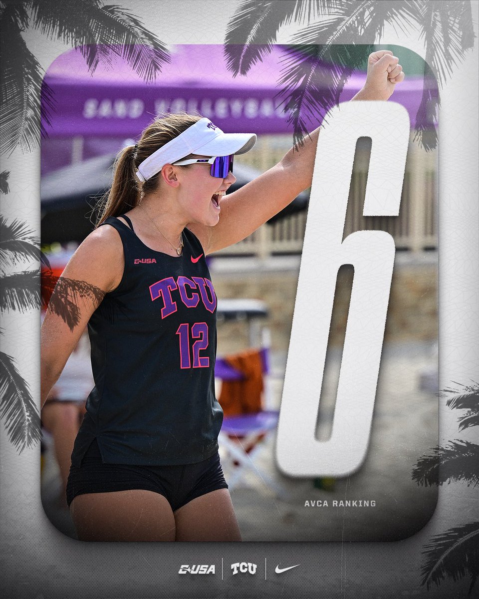 checking in at No. 6 this week 👏 #GoFrogs🐸🏖️🏐 x #OneTeam