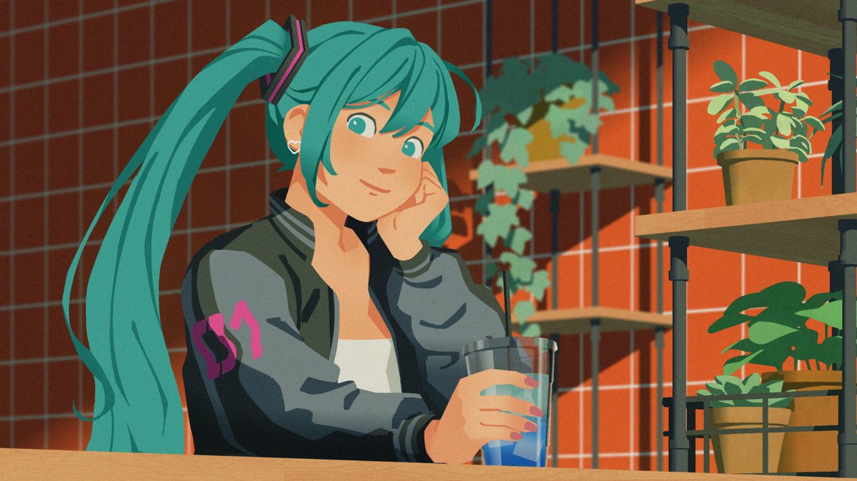 ☕️ HOPE CAFÉ ☕️ i wrote the official theme for @cfm_miku_en's collab with PA area coffee shop Richie's Cafe?!? and it'll be premiering on youtube at 6 pm cst?!? link in replies!?!?!?