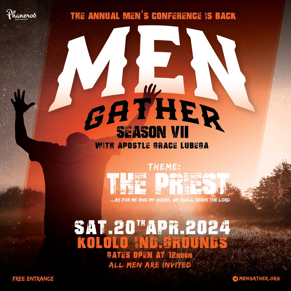 This beautiful flier right here. #MenGatherVII #ThePriest