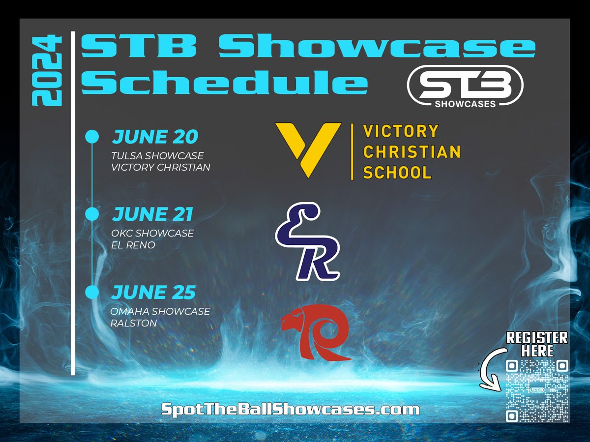 Registration is live and rolling for our Summer Showcases! One of the best options for Camp Season! Get coached 𝗔𝗡𝗗 recruited by college coaches! 💳$50 Online 💵$60 Walk-Up 🔗spottheballshowcases.com #STBShowcases