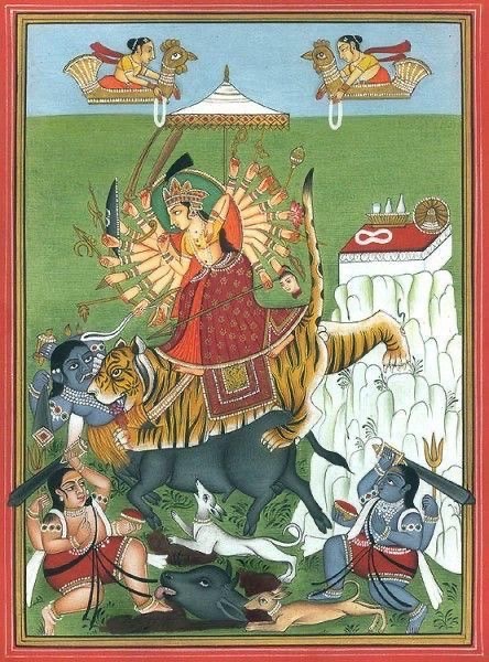 shreemastrology's tweet photo. Durga means ‘the difficult one’ which actually doesn’t describe Devī but it is you who are the one who has difficulties in reaching the highest Self. this requires both bravery and compassion on your side for YOURSELF https://t.co/1ZR26g4WFL