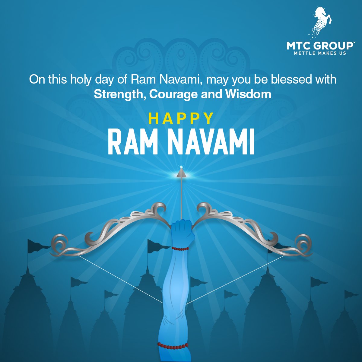 May the abundant blessings of Lord Rama enrich your life with profound virtues and joyous abundance. Happy Ram Navami! #MTCGroup #HappyRamaNavami #ShreeRamNavami #RamaNavami #RamNavamiWishes #Festival #Joy #LordRama #DivineBlessings #RamNavamiCelebration