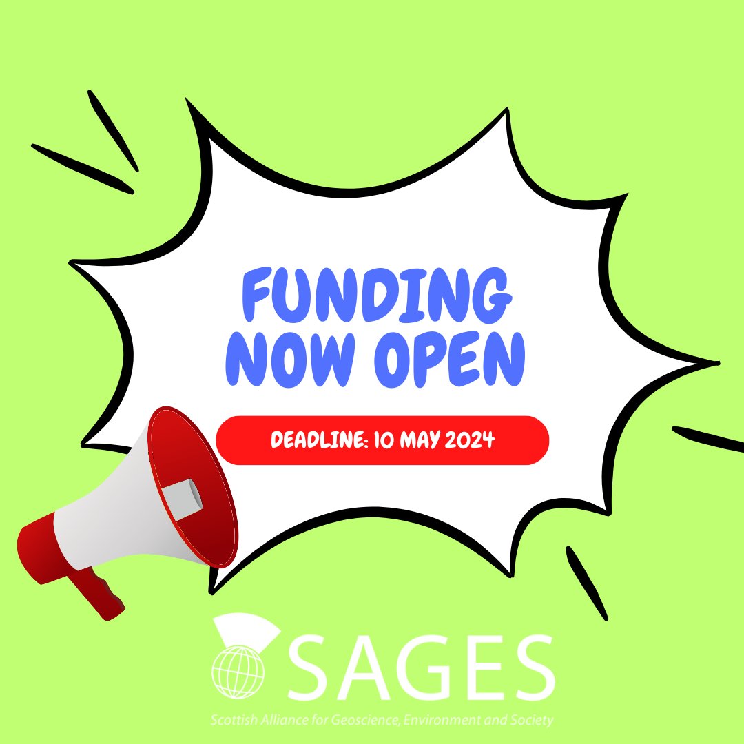 🌟Attention SAGES members!🌟 📢The 13th call for Small Grants Scheme (SSGS) applications is now OPEN! 🗓️Deadline: May 10, 2024⏰ 💰Funding available for: - Conference attendance - Individual research activities - Collaborative projects ℹ️ Apply: sages.ac.uk/funding/small-…